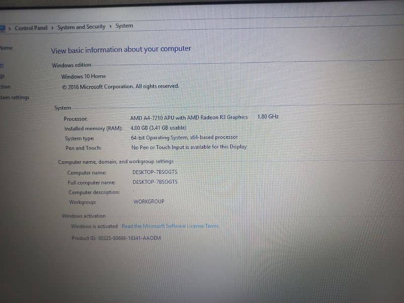 lenovo IdeaPad a4 7th gen 2