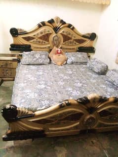 double bed with mattress