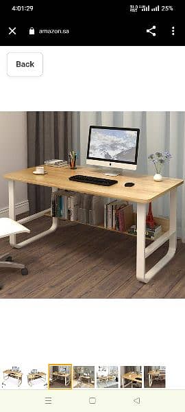 complete table workstation study writing gaming PC office desk 1