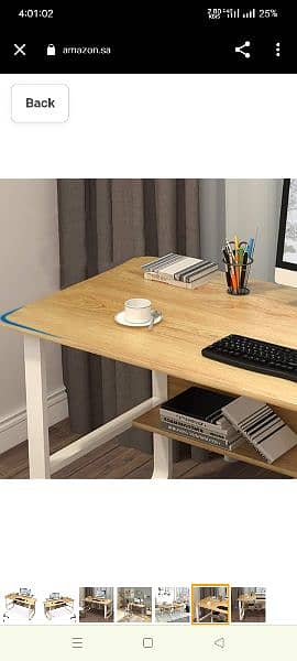 complete table workstation study writing gaming PC office desk 3