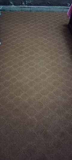 four piece color carpet .