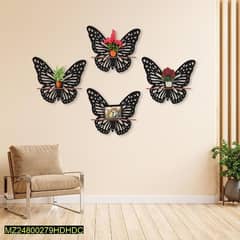 Butterfly wall hanging shelves , Pack of 4