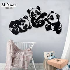 panda set for wall home decor