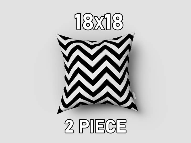 DIGITAL BLACK AND WHITE CUSHION COVER 0