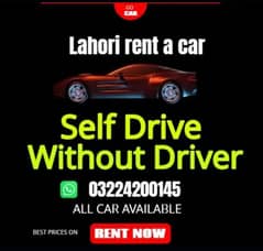 Self Drive Car Rental & Without Driver Car rental service Lahore