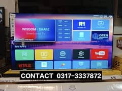 Best Quality picture 55 inch android smart led tv new model