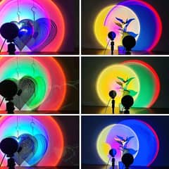 Remote Control RGB Sunset Lamp Projector 16 Color changing