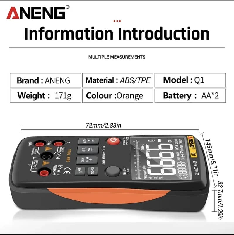 ANENG Q1 Digital Multimeter 3