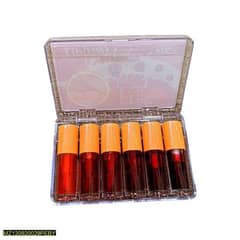 Glossy finish lip gloss _pack of 6 0