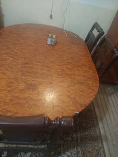 6 Chairs Dining table