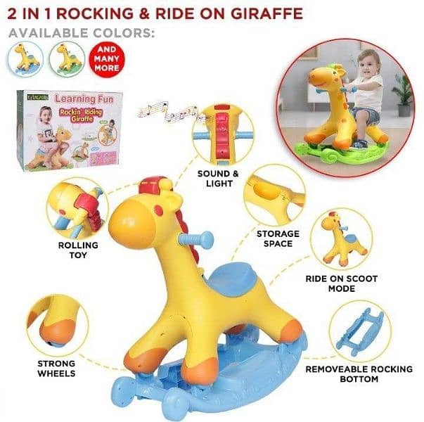 2in1 Rocking giraffe for kids Free Delivery 0