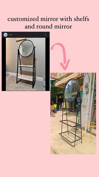 Floor mirror | arch mirror | dome mirror | full lenght mirror 9