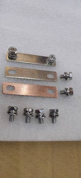 Copper Busbar, Battery Busbar Strip, SS Bolts, 8