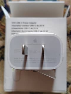 Apple 20W USB-C Adapter and cable