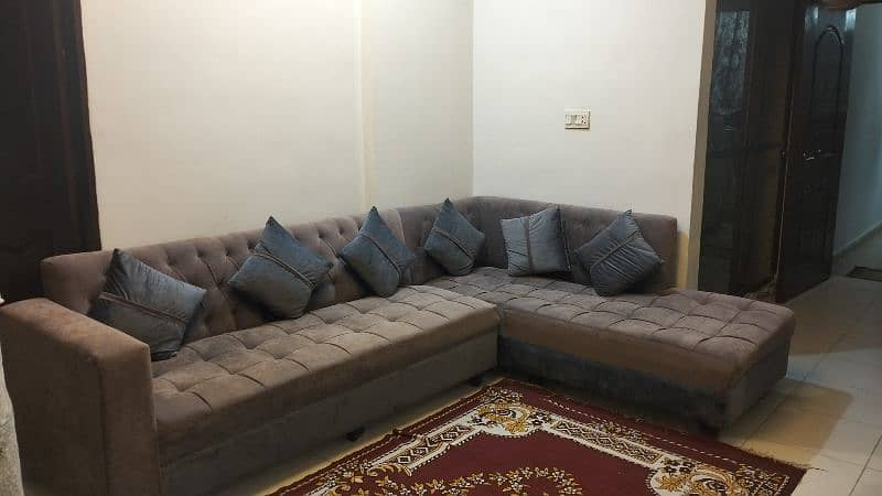 L shape sofa , 6 seater L shape sofa available for sale 1