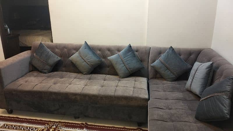 L shape sofa , 6 seater L shape sofa available for sale 3