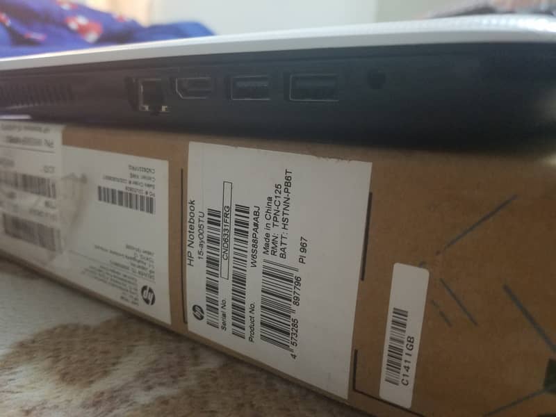 HP core i5 6th generation,15.6 inch,8 GB/256 GB SSD with box and bag 6