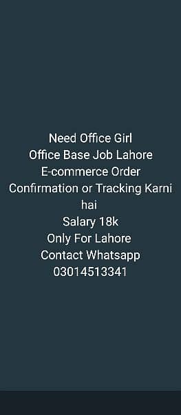 Office Base Job For Girls Only Read Description 0