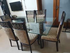 6 seater solid Dining Table 0