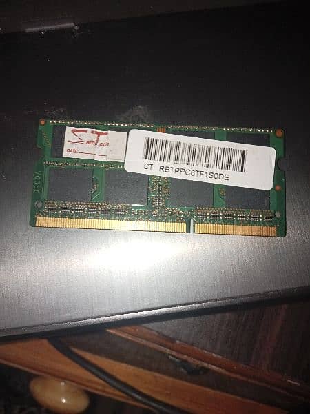 Laptop ddr3 ram 4gb one ram 1