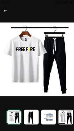 Men Cotton jersey Free fire track suit