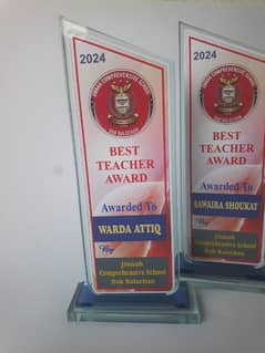 glass award shields