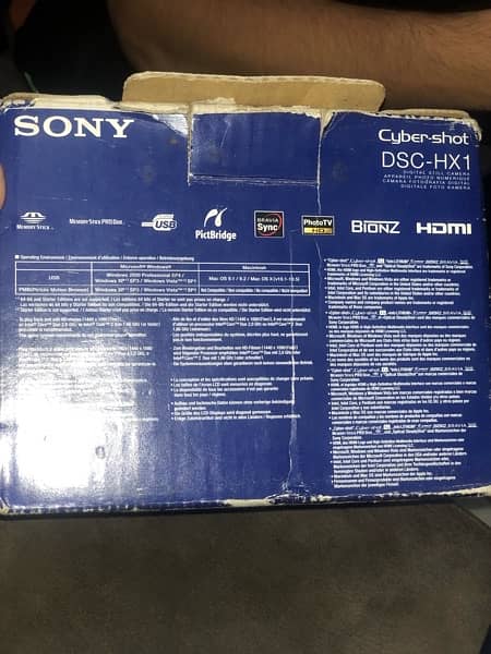 SONY DSC HX1 SLR camera for sale 9