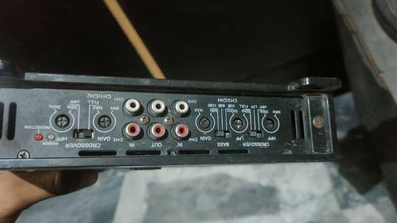 Kenwood Woofer With Speakers And Amplifier 6