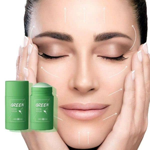 Green Tea Face Ceansing Mask And Purifying Clay Stick 2