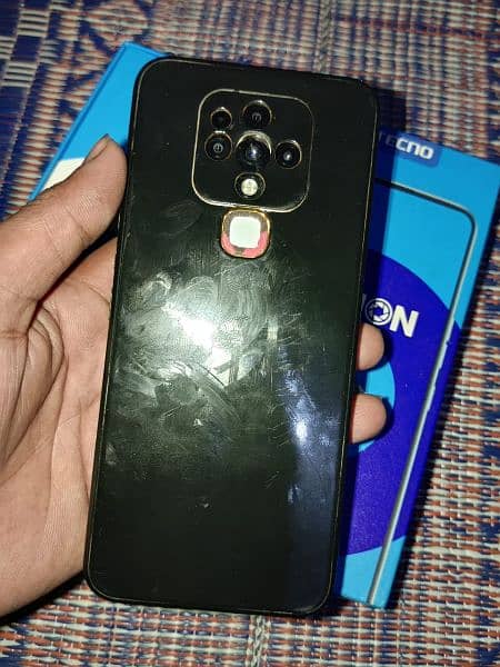 Tecno camon 16 se 6 128 with original box 10by9 condition officially 4