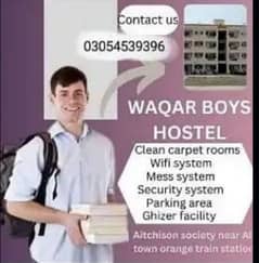 Waqar Boys Hostel Sharing and Personal room with wifi