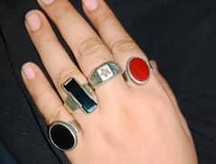 Chandi rings (only faisalabad walay rabta kren)