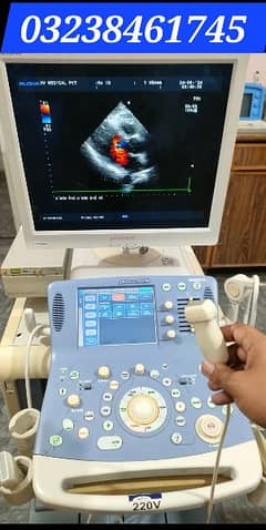 Aloka (LCD) echo colour Doppler ultrasound machine