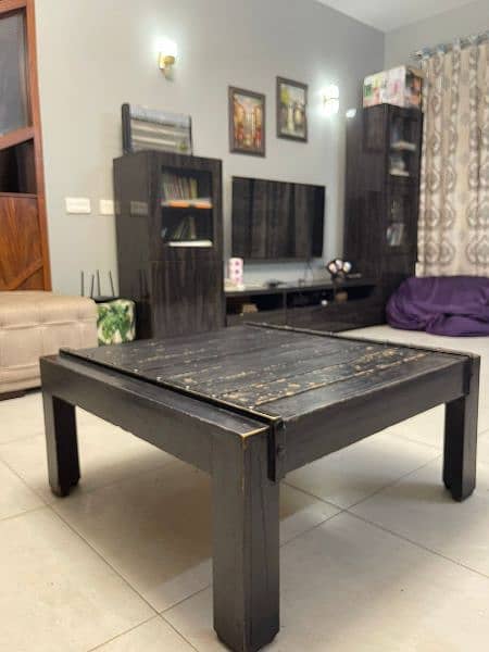 Shisham Wood Center Table For Sale 1