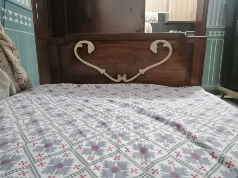 solid wood single bed 1