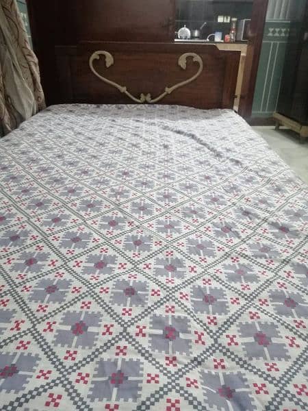 solid wood single bed 2