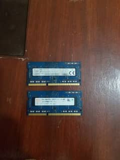 laptop ram 4 GB DDr3