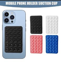 Silicon suction pad phone holder self adhesive