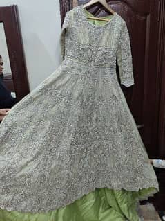 wedding dress/bridal maxi/bridal designer dress/walima maxi