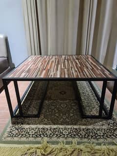 Steel framed, Laminated top Table