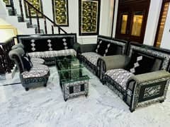 SOFA SET (Grey black)