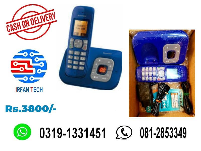 Single PTCL Landline Cordless / Wireless Telephone. 1