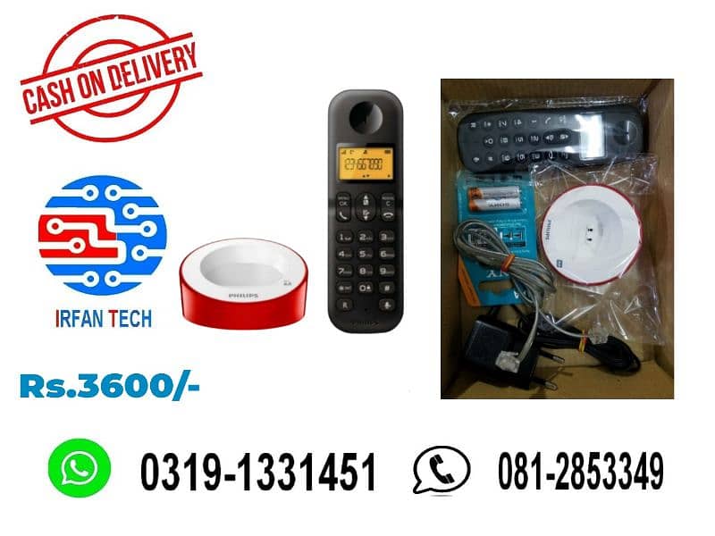 Single PTCL Landline Cordless / Wireless Telephone. 2