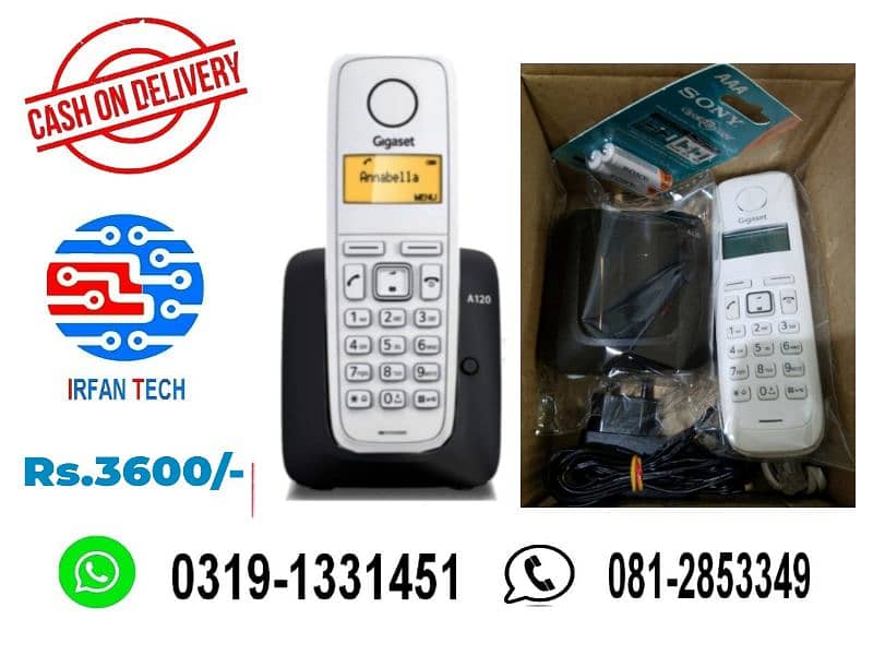 Single PTCL Landline Cordless / Wireless Telephone. 3