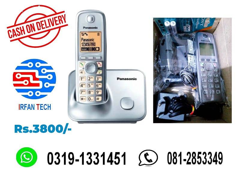 Single PTCL Landline Cordless / Wireless Telephone. 8