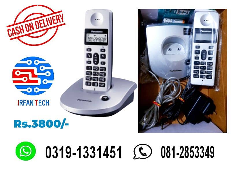 Single PTCL Landline Cordless / Wireless Telephone. 9