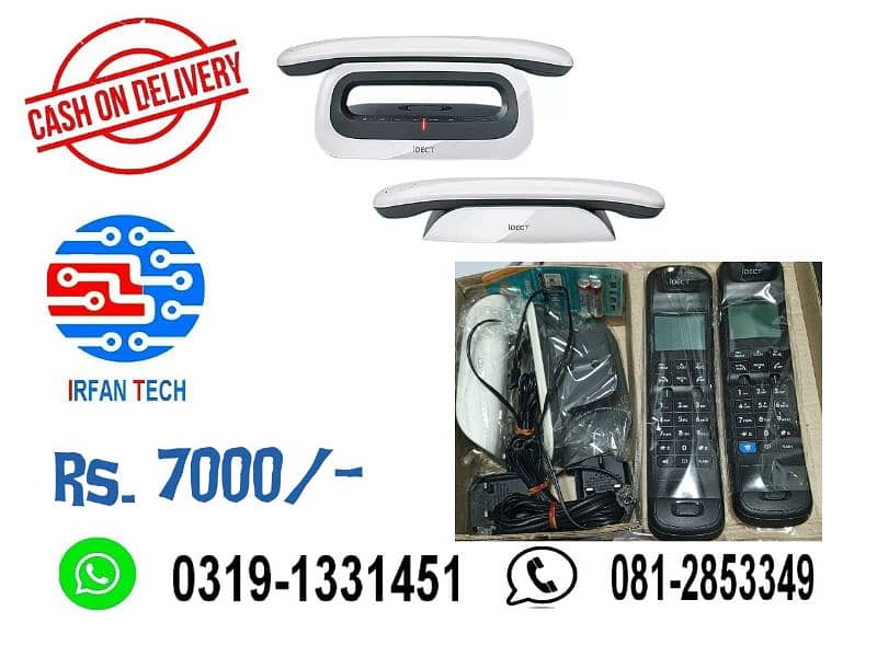 Single PTCL Landline Cordless / Wireless Telephone. 18