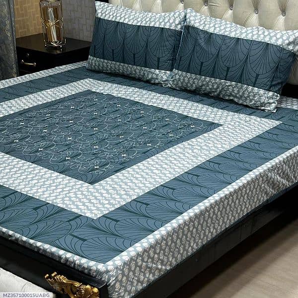 3pcs Cotton patchwork double bedsheets in good quality 2