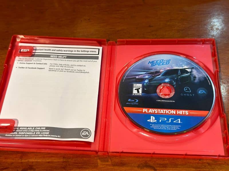 Need for speed playstation hits PS4 Game (use only two times) 1