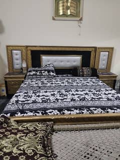 king size bed sat drasing sytabl safe almri 3 door